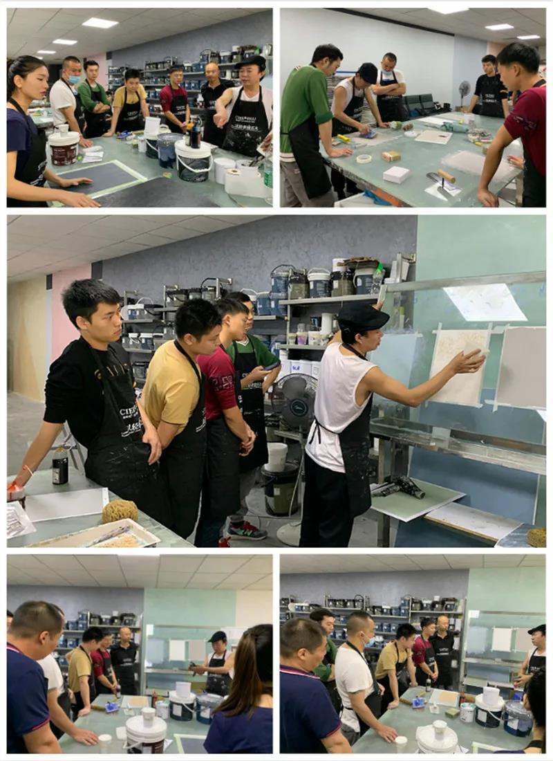 承匠人之魂?鑄工匠之師，基路伯第八期藝術(shù)涂料施工培訓(xùn)圓滿舉辦(圖2)