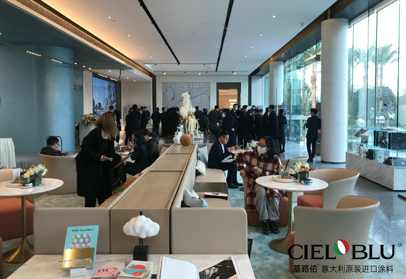 錦繡時(shí)光，優(yōu)雅和鳴 | CIELOBLU基路伯藝術(shù)涂料750㎡實(shí)景案例品鑒(圖7)